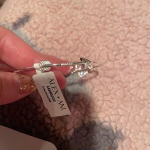 NWT Alex and Ani Silver Arrow Bracelet bangle